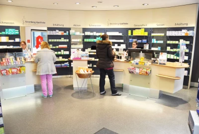 Innenansicht Apotheke Besucherraum